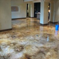 concrete floor staining Rossville